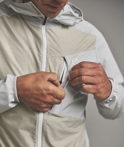 Ortovox Trace Windbreaker Jacket M - White Tea