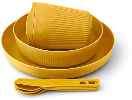 Sea To Summit Passage Dinnerware Set - Yellow - 7 pcs