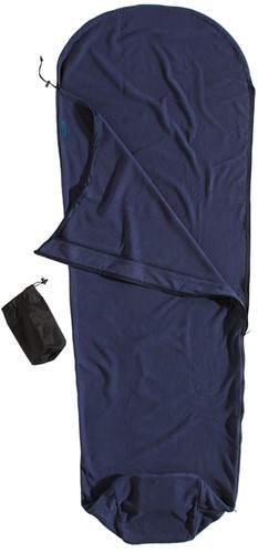 Cocoon Mummy Liner - Microfleece Mediumweight - Twilight - Left