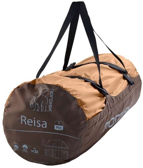 Nordisk Reisa 4 PU - Cashew/Brown - Family Tent