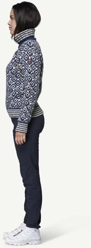 Devold Svalbard Wool High Neck - Night/Offwhite