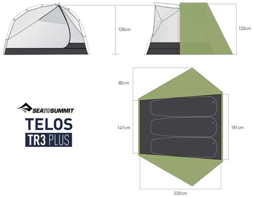 Sea To Summit Telos TR3 Plus