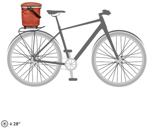 Ortlieb Up-Town Rack 17.5 - Rooibos